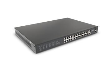 Сетевой PoE 24 портовый коммутатор  J2000-NET-Sw24PoE02U02FUm