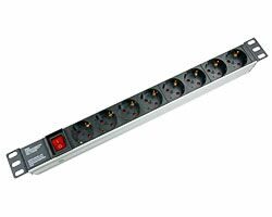 Блок силовых розеток 19" Cabeus PDU-8P