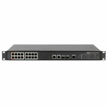 Сетевой PoE 16 портовый коммутатор DH-PFS4218-16ET-240